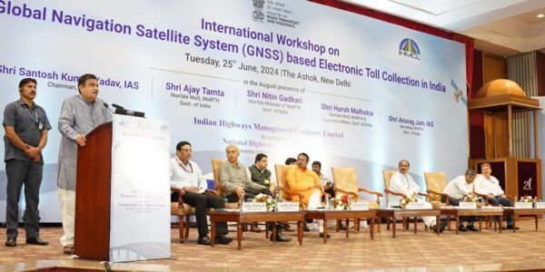NHAI organized an international workshop on global navigation satellite system based tolling