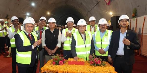 Nepal PM inaugurates Head Race Tunnel of Arun-3 Hydroelectric Project in Nepal