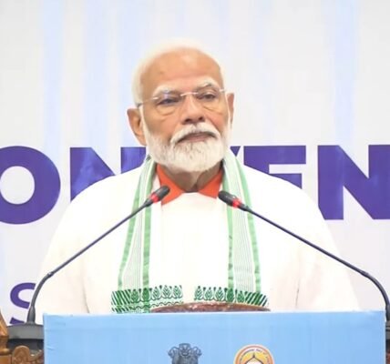 PM Modi addresses the 10th International Yoga Day (IYD) celebrations in Srinagar, Jammu and Kashmir today