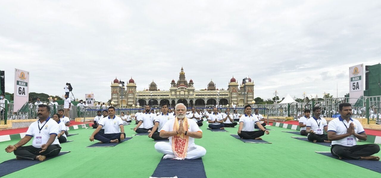 PM Modi urged all countrymen to make yoga an integral part of their lives