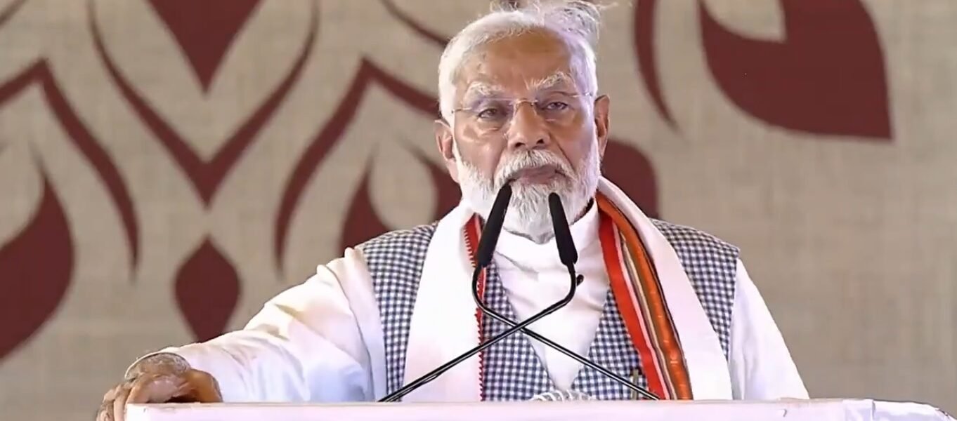 PM Narendra Modi addressed the Kisan Samman Sammelan in Varanasi, Uttar Pradesh today