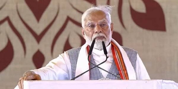 PM Narendra Modi addressed the Kisan Samman Sammelan in Varanasi, Uttar Pradesh today