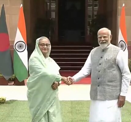 PM Narendra Modi held a bilateral meeting with Bangladesh Prime Minister Sheikh Hasina