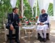 PM Narendra Modi met the President of France on the sidelines of the G-7 Summit