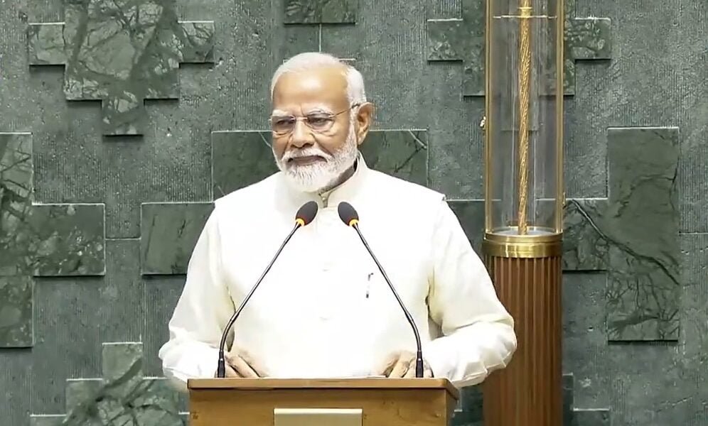 PM Narendra Modi takes oath as member of the 18th Lok Sabha
