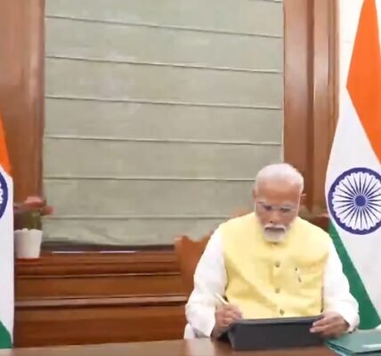 PM Narendra Modi took charge as Prime Minister in New Delhi today