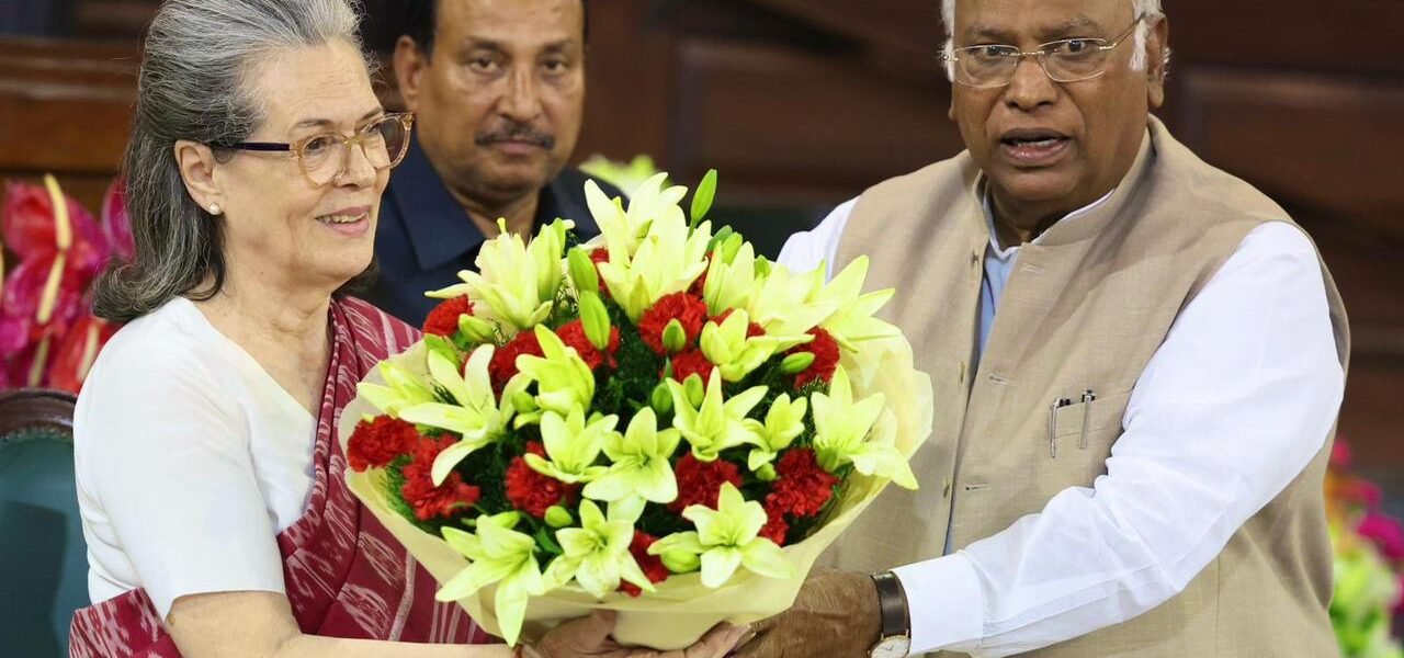 Senior leader Sonia Gandhi was unanimously elected as the President of the Congress Parliamentary Party