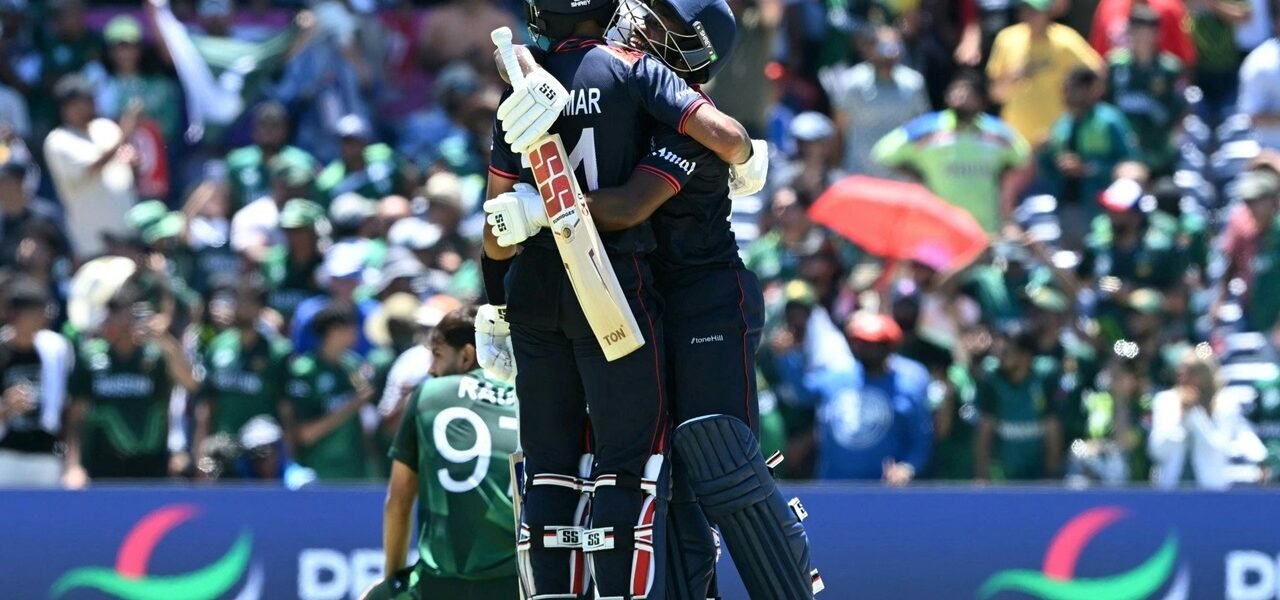T20 World Cup America upsets Pakistan by defeating them in Super Over