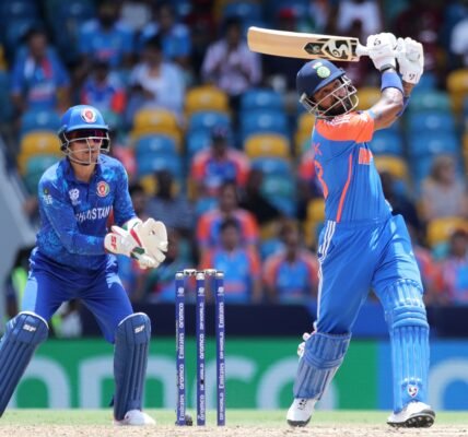 T20 World Cup India set a target of 182 runs for Afghanistan