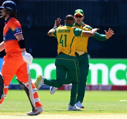 T20 World Cup South Africa beat Netherlands by four wickets
