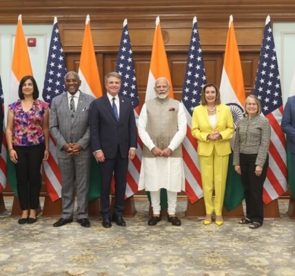 US Congressional delegation meets Prime Minister Narendra Modi