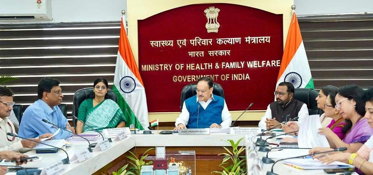 Union Health Minister JP Nadda chaired a high-level meeting on achieving the health goals in the first 100 days of the formation of the new government