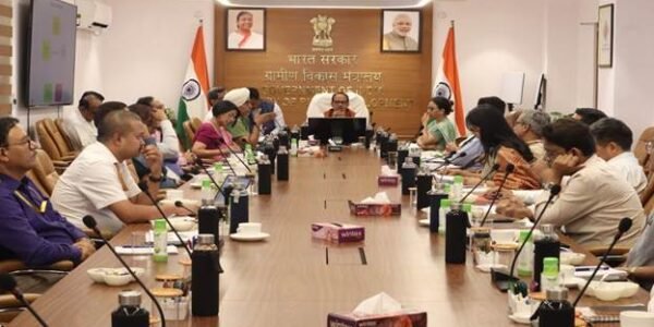 Union Rural Development Minister Shivraj Singh Chouhan reviewed various schemes with senior officials