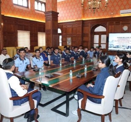 Union Sports Minister visits NIS Patiala and encourages athletes going to Paris Olympics