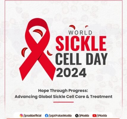 World Sickle Cell Day We reiterate our commitment to combat sickle cell disease - PM Modi