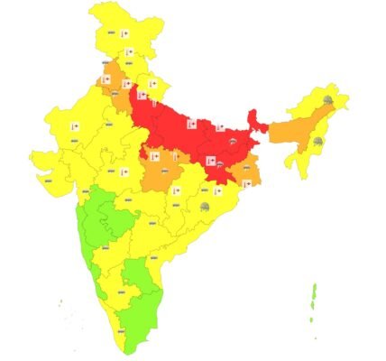 aaj ka mausam kaisa rahega, tapman kitna hai 14 June 2024
