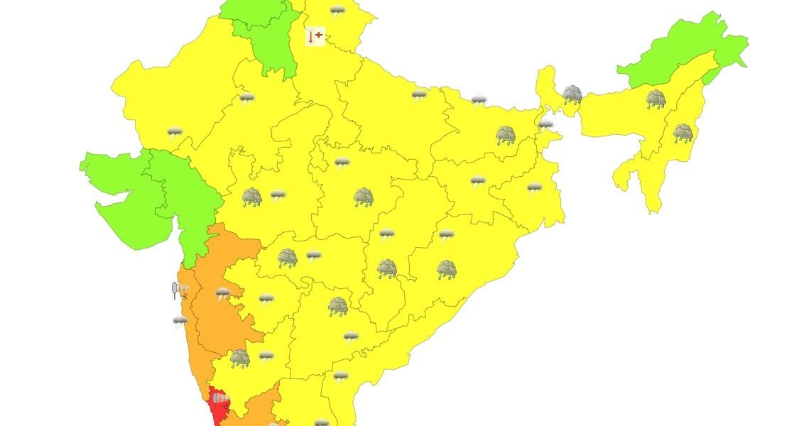aaj ka mausam kaisa rahega, tapman kitna hai 22 June 2024