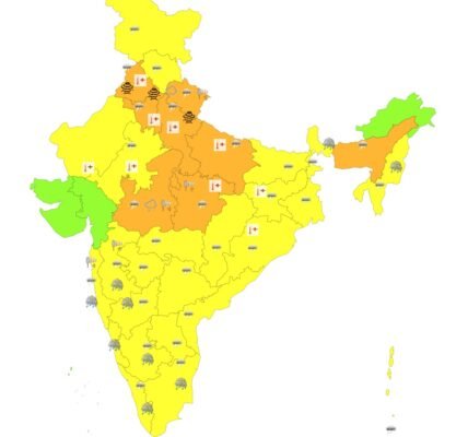 aaj ka mausam kaisa rahega, tapman kitna hai 5 June 2024