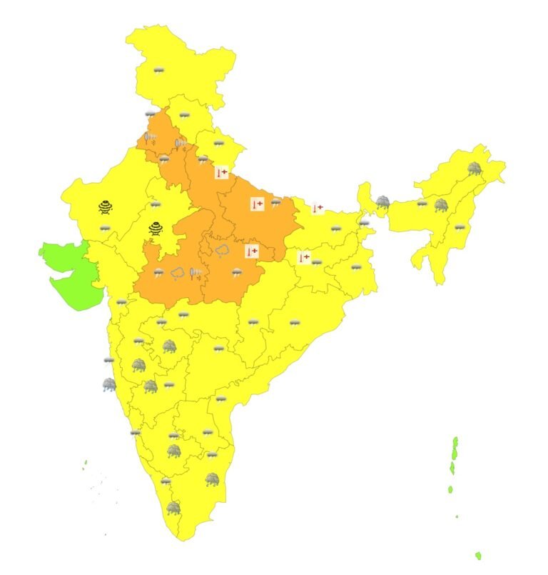 आज का मौसम कैसा रहेगा, तापमान कितना है 6 जून 2024