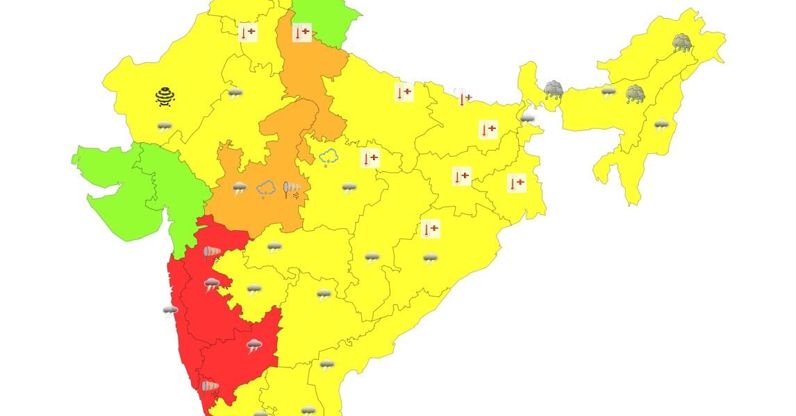 aaj ka mausam kaisa rahega, tapman kitna hai 8 June 2024