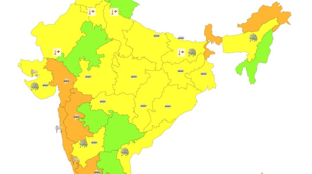 aaj ka mausam kaisa rahega, tapman kitna hai 25 June 2024