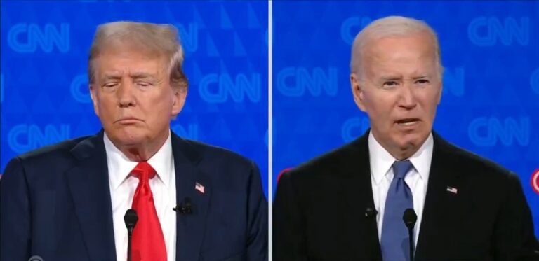 first presidential debate took place between US President Joe Biden and his Republican rival and former President Donald Trump