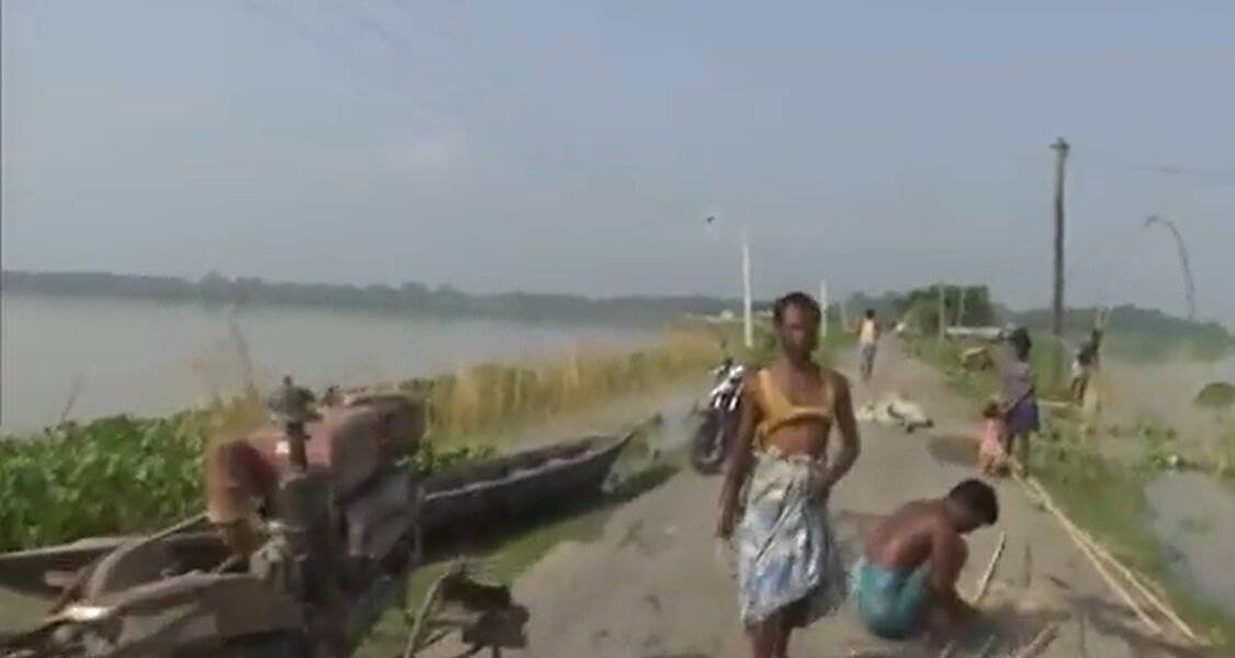 flood situation in Assam has worsened. More than six lakh people in 10 districts are affected by the floods