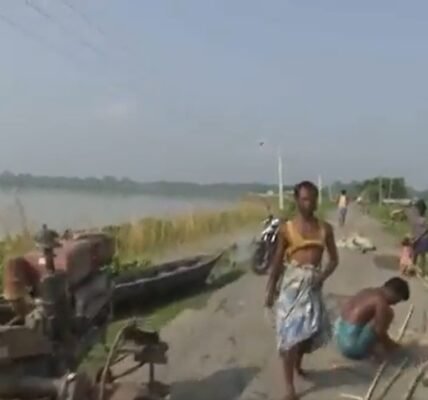 flood situation in Assam has worsened. More than six lakh people in 10 districts are affected by the floods