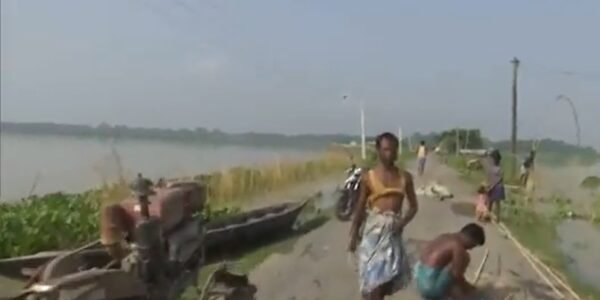 flood situation in Assam has worsened. More than six lakh people in 10 districts are affected by the floods