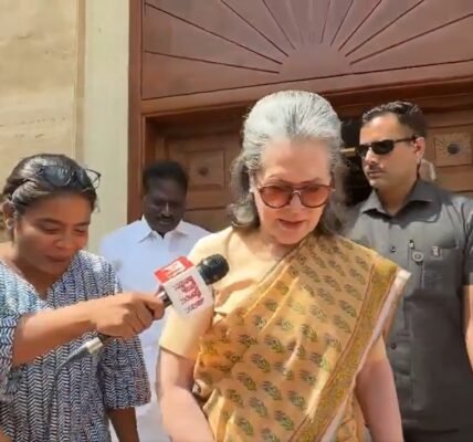 results of the Lok Sabha elections will be completely opposite to the exit polls Former Congress President Sonia Gandhi