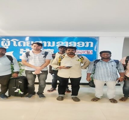 13 Indians rescued from cyber scam centres in Laos and ensured their return to India Indian Embassy