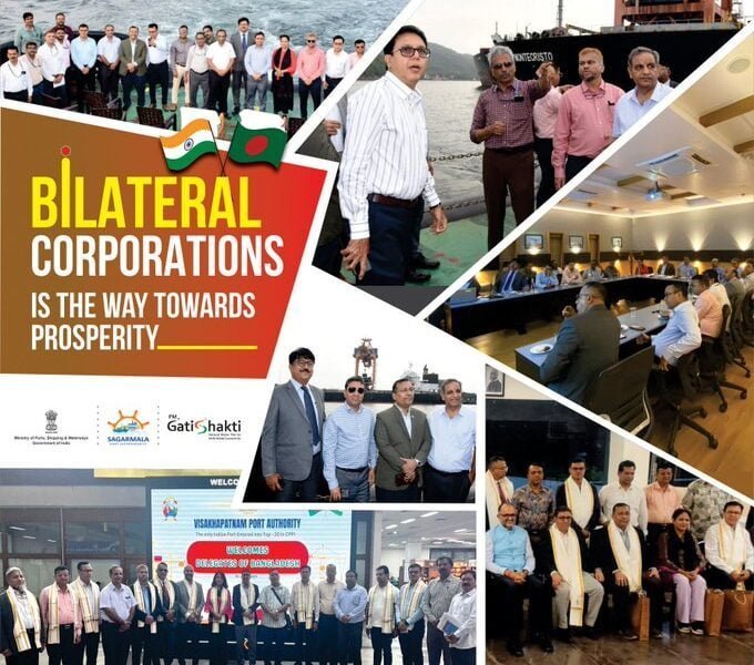 13-member Bangladeshi delegation visits India to explore transshipment possibilities at east coast ports