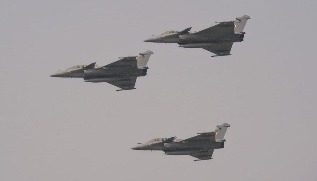 Aerial Display at Air Force Station Bhisiana on Kargil Vijay Diwas Rajat Jayanti 2024