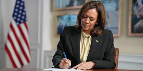 Announcing her candidacy for the US presidency, Vice President Kamala Harris today officially filed her nomination