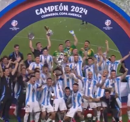 Argentina beat Colombia 1-0 to win their second consecutive Copa America championship