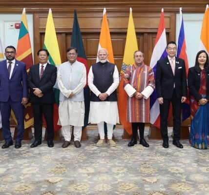 BIMSTEC Foreign Ministers meet Prime Minister Narendra Modi