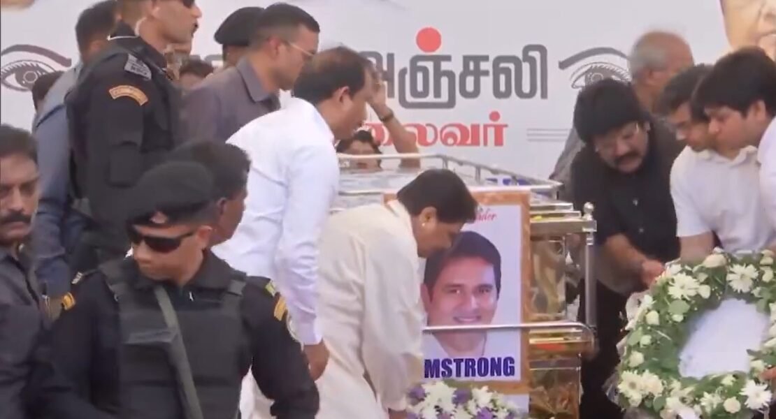 BSP chief Mayawati and party's national coordinator Akash Anand paid tribute to Tamil Nadu BSP president K Armstrong