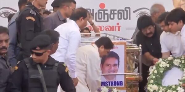 BSP chief Mayawati and party's national coordinator Akash Anand paid tribute to Tamil Nadu BSP president K Armstrong