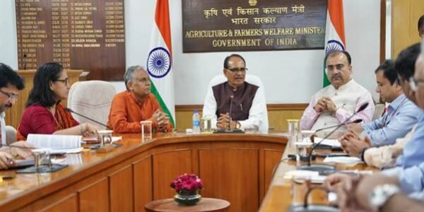 Bihar Agriculture Minister Mangal Pandey met Union Agriculture Minister Shivraj Singh Chouhan in New Delhi