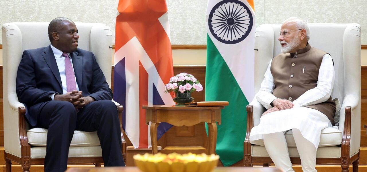 British Foreign Secretary David Lammy meets Prime Minister Narendra Modi in New Delhi