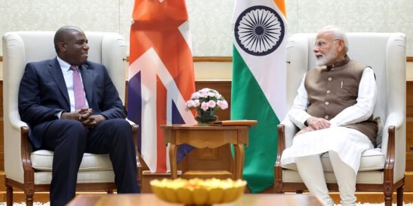 British Foreign Secretary David Lammy meets Prime Minister Narendra Modi in New Delhi