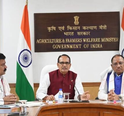 Chhattisgarh CM and Deputy CM held a meeting with Union Agriculture Minister Shivraj Singh Chauhan in Delhi