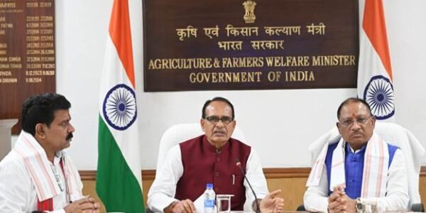 Chhattisgarh CM and Deputy CM held a meeting with Union Agriculture Minister Shivraj Singh Chauhan in Delhi
