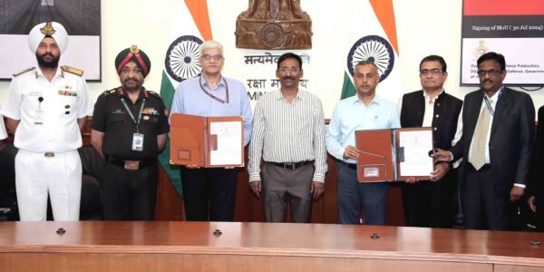 Defence Ministry signs MoU to set up test facilities for unmanned aerial systems, communications and mechanical & materials under Uttar Pradesh Defence Industrial Corridor