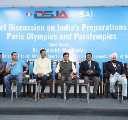 Dr. Mansukh Mandaviya participates in interactive session on India's preparations for Paris Olympics 2024 and Paralympics 2024