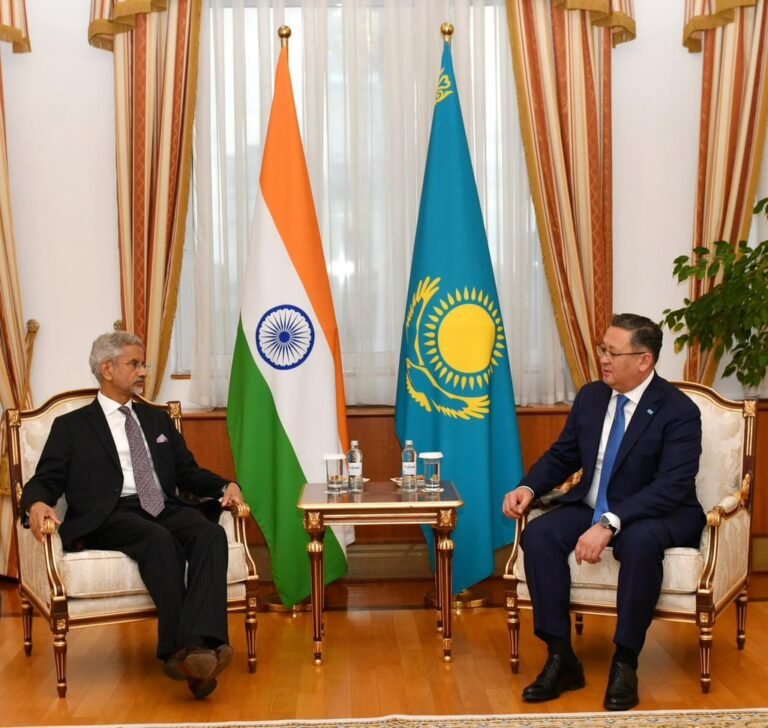 EAM S Jaishankar meets Deputy Prime Minister of Kazakhstan