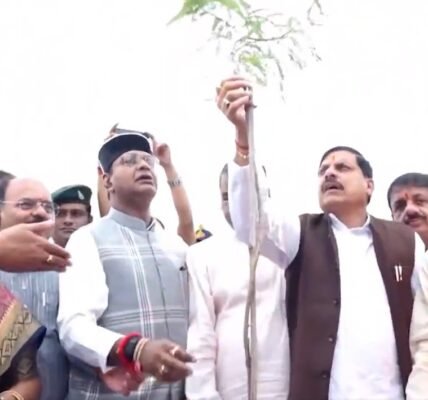 Five and a half crore saplings will be planted in Madhya Pradesh under the Ek Ped Maa Ke Naam campaign launched by the Prime Minister