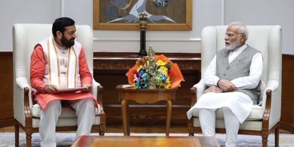 Haryana Chief Minister Naib Singh Saini met PM Narendra Modi in Delhi