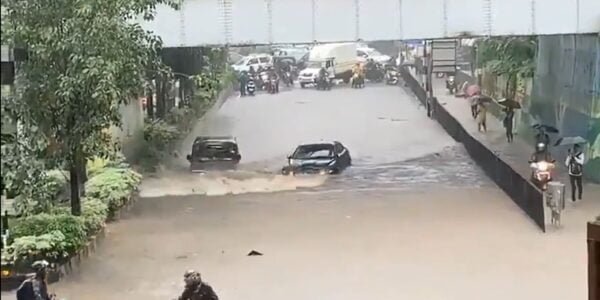 Heavy rains in Mumbai today affected normal life