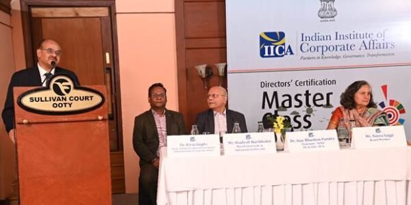IICA inaugurates three-day Directors Certification Master Class in Ooty, Tamil Nadu